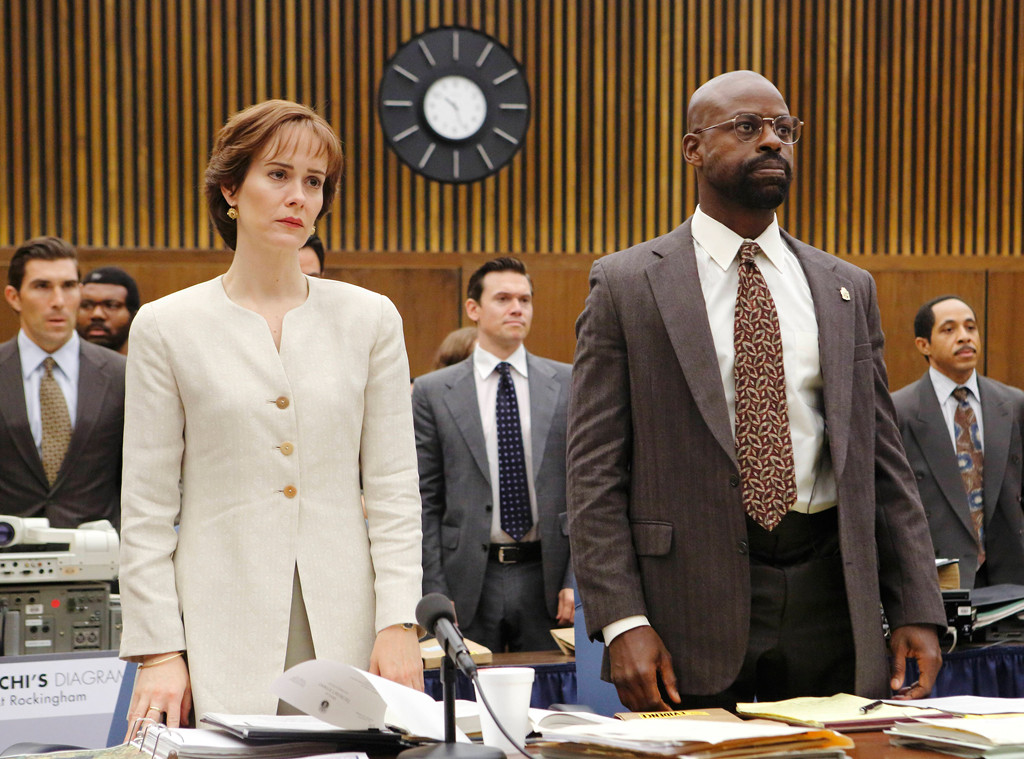 Marcia Clark, Sarah Paulson, Sterling K. Brown, The People v. O.J. Simpson Marcia Clark, Sarah Paulson, Sterling K. Brown, The People v. O.J. Simpson